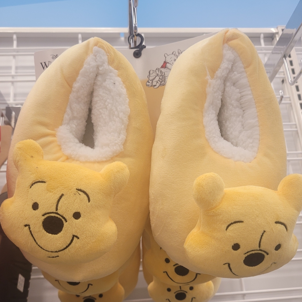 Cozy Yellow Bear Kids Slippers